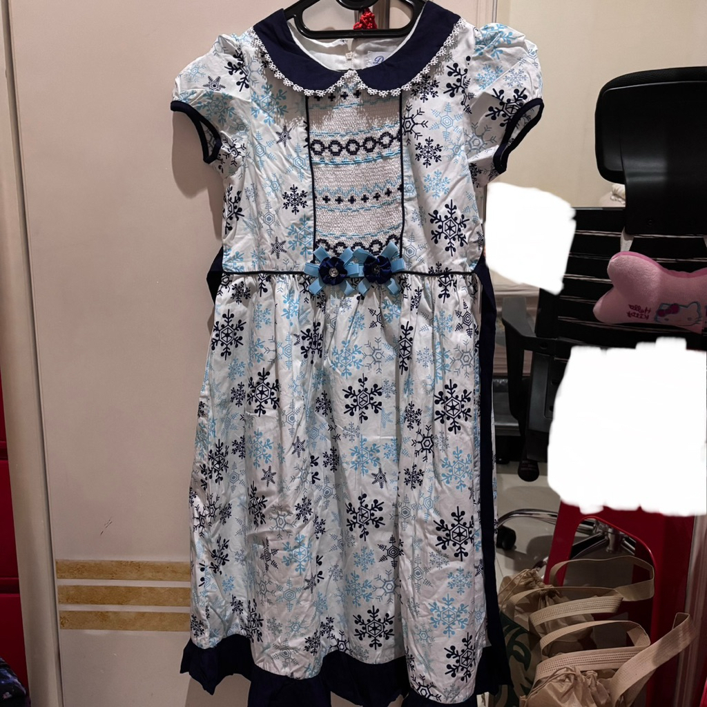 Dress Snowflake Anak Perempuan Donita