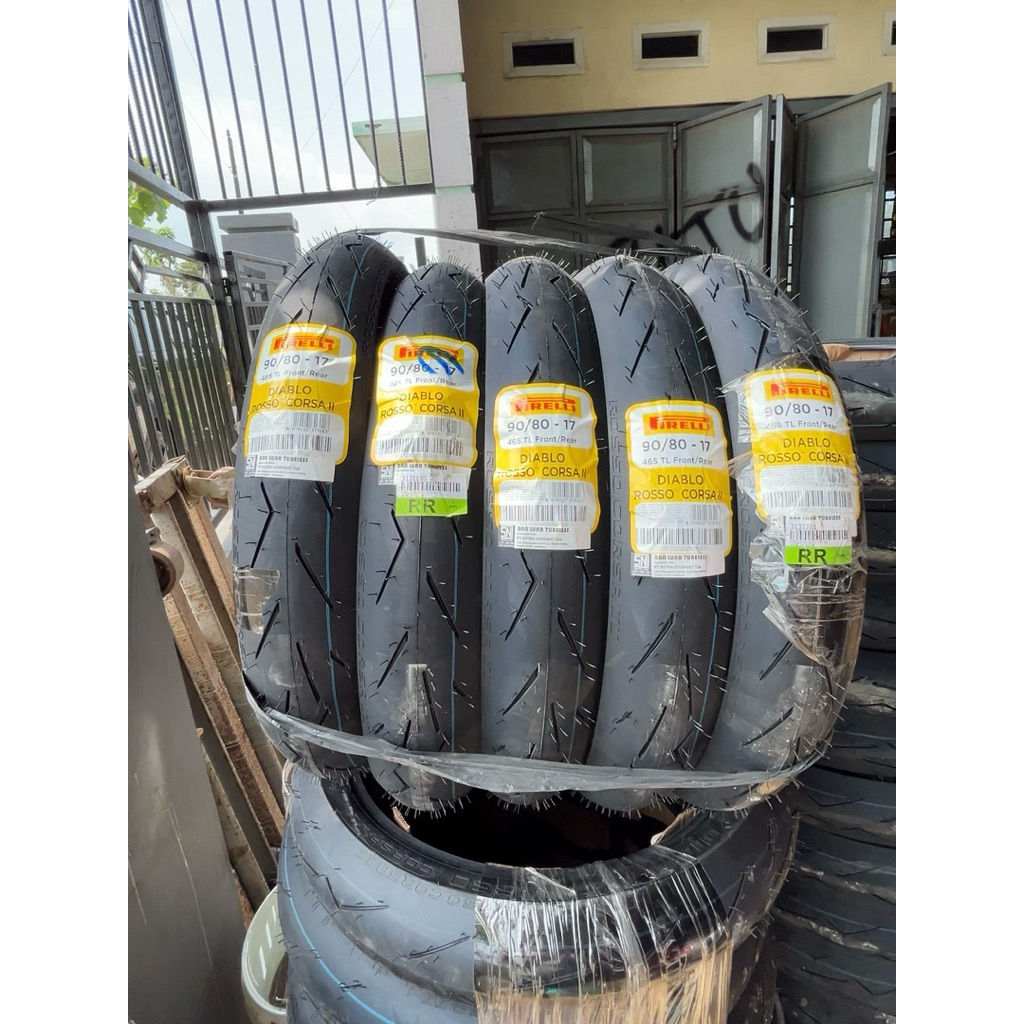 Ban Pirelli DRC ll Diablo rosso corsa 90/80 100/80 110/70 Ring 17