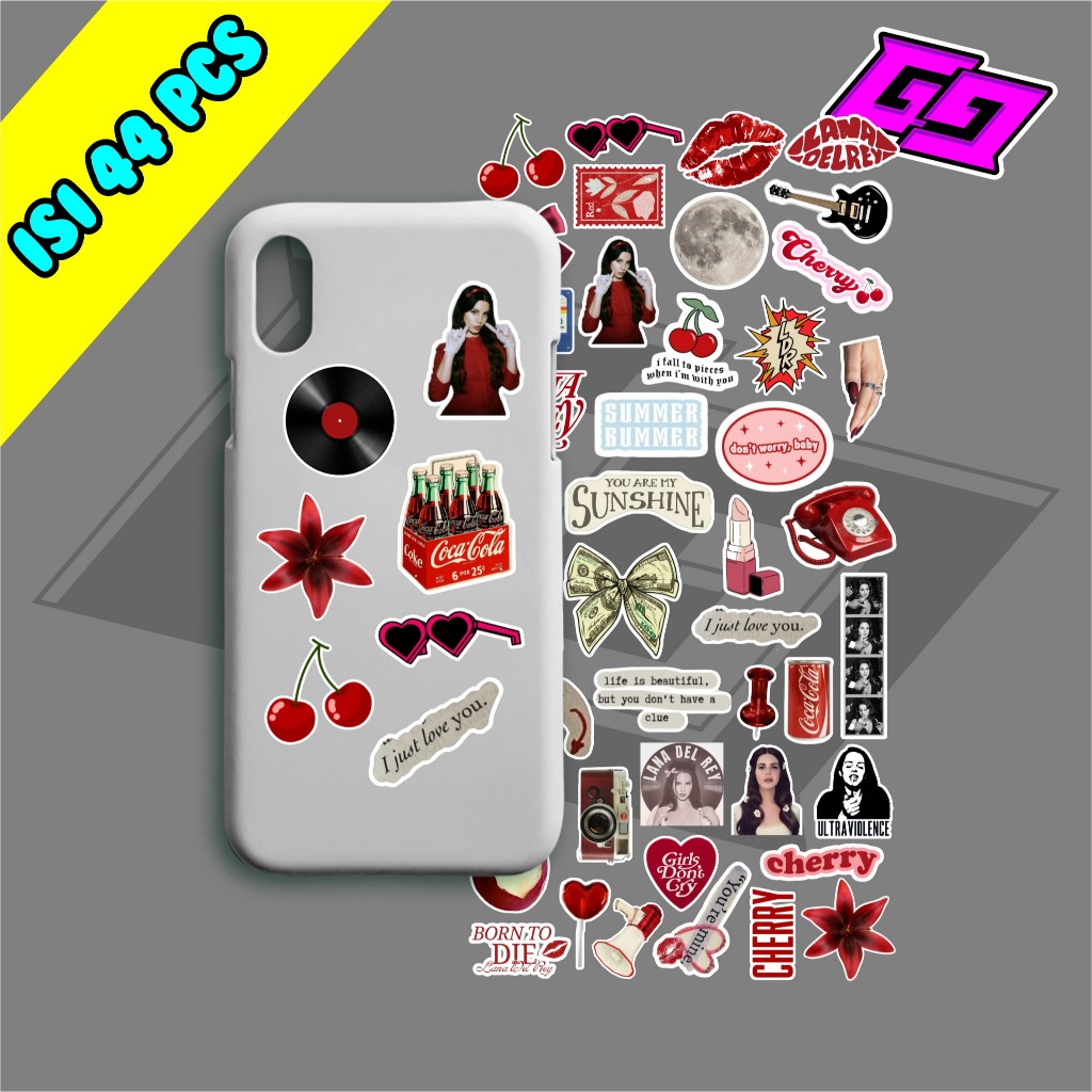 

STIKER PACK 44PCS LANA DEL REY STIKER ESTETIC STIKER ANTI AIR ANTI LUNTUR