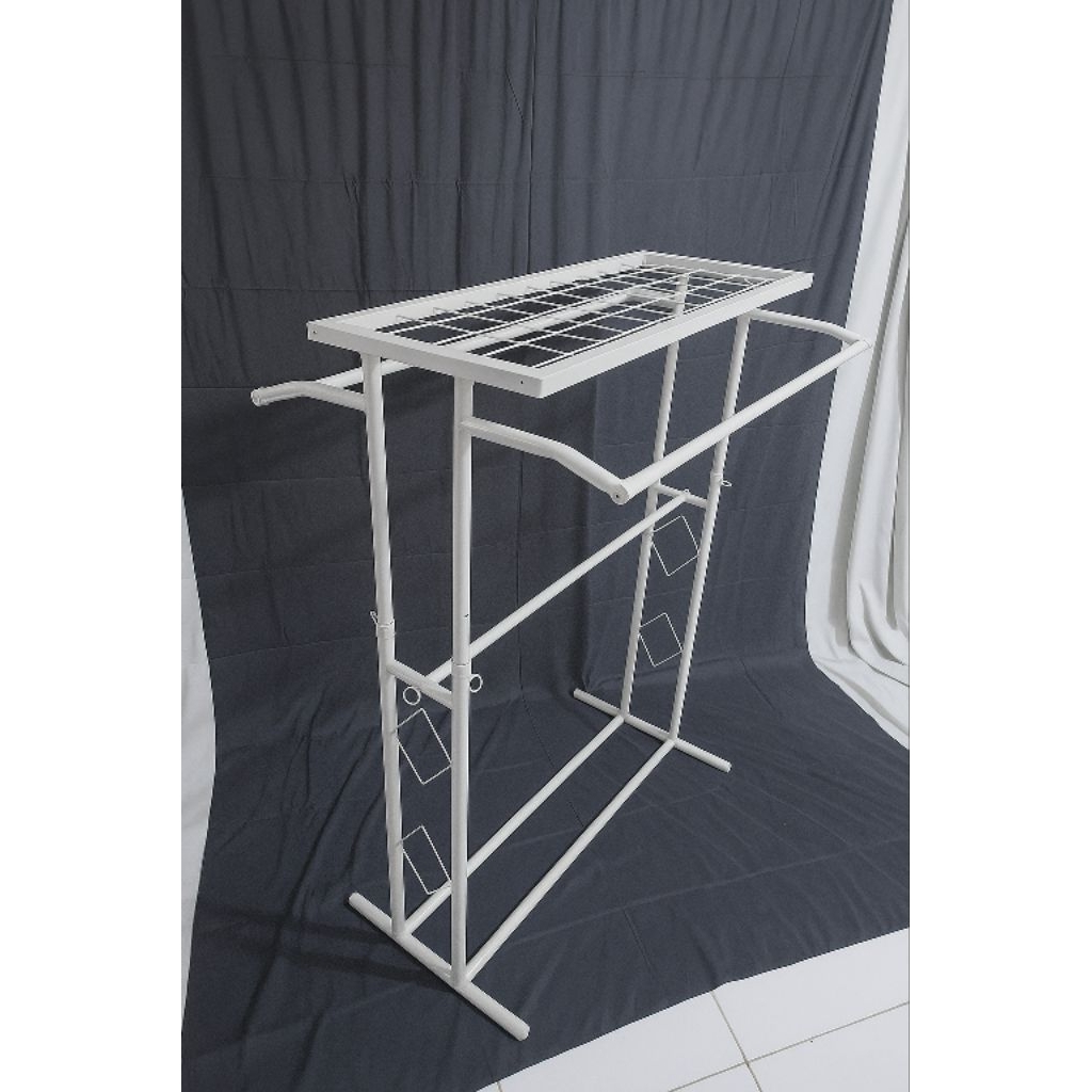 gantungan baju/gawang ram/gawang baju/gawang dua susun/gantungan besi