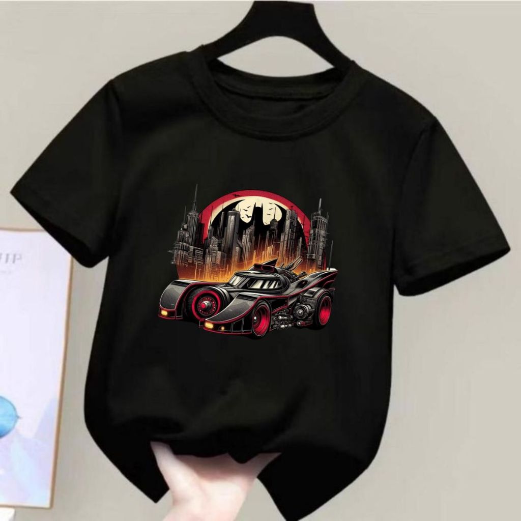 CLR - Baju Kaos Distro Anak Original Sablon Batman Terlaris Lucu Kekinian Termurah Bahan Adem
