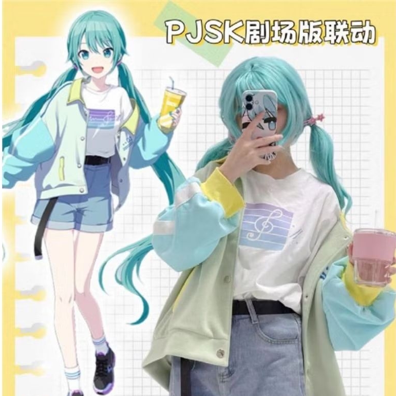 raph - jacket hatsune miku bisa cosplay
