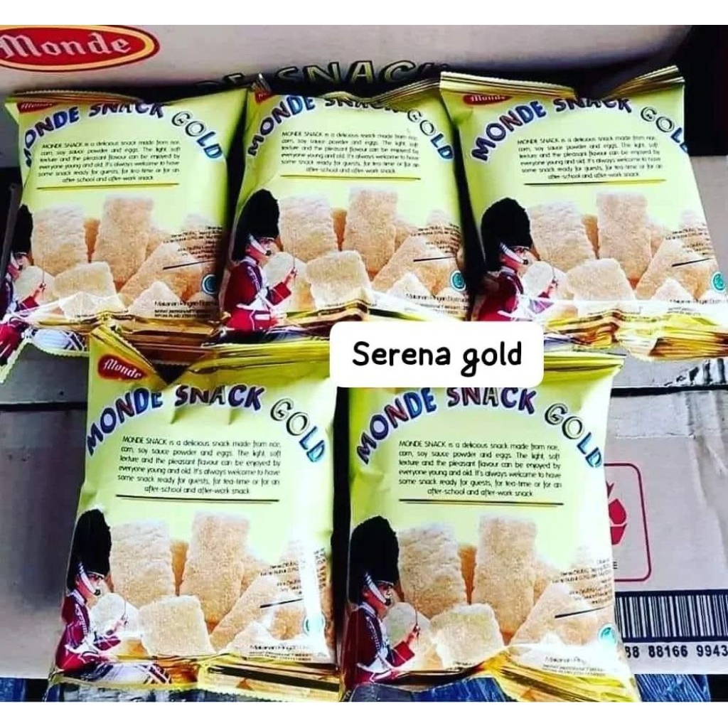 

MONDE SERENA SNACK GOLD 25GR KARTONAN