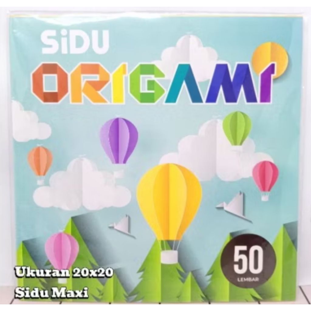 

KERTAS LIPAT/ORIGAMI SIDU 20X20 ISI 50 LEMBAR