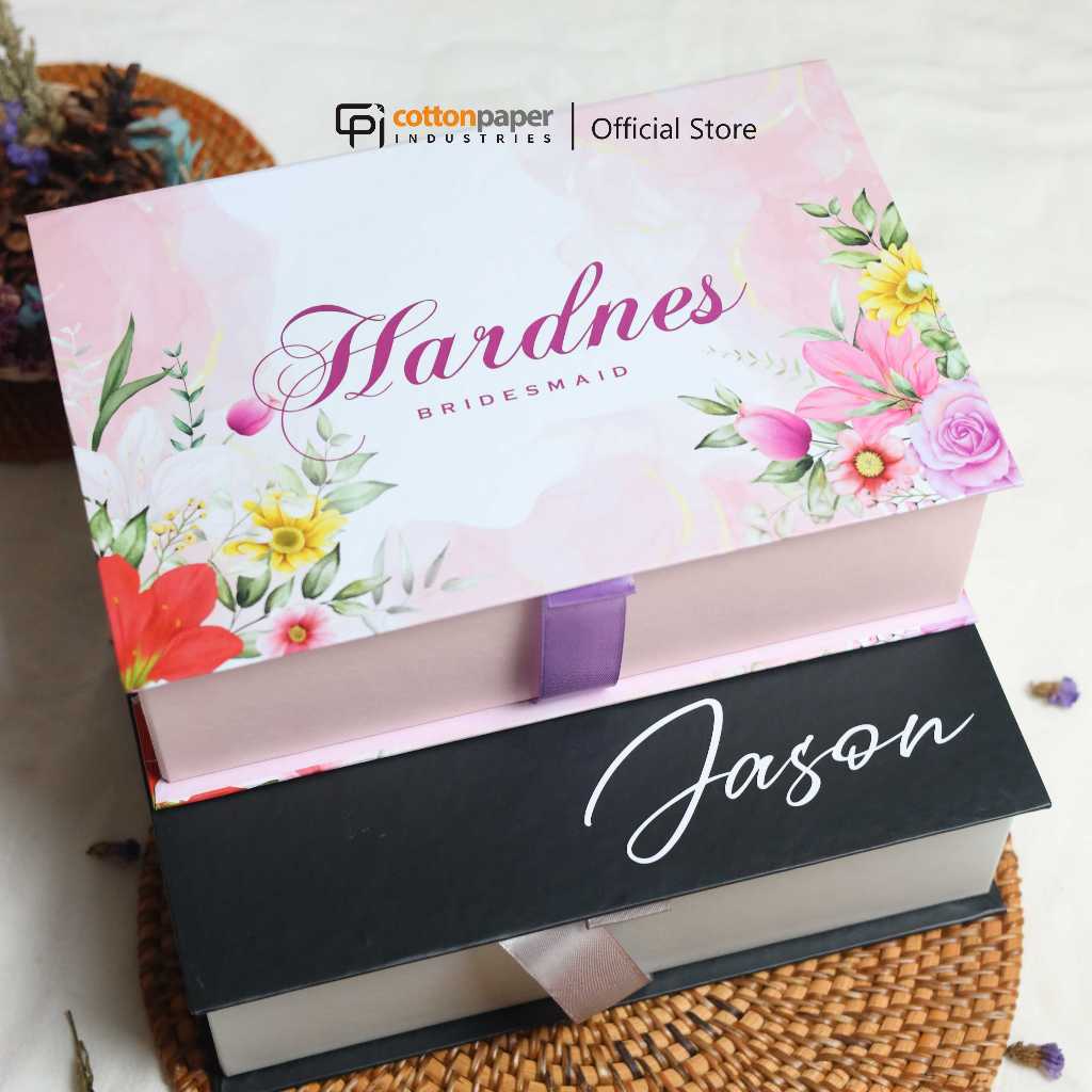 

Box Bridesmaid / Box Groomsman / Box Custom / Hardbox / Size 26x17x7cm