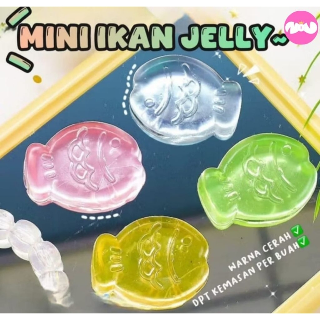 Squishy Jelly Ikan Mainan Anak Bentuk Ikan
