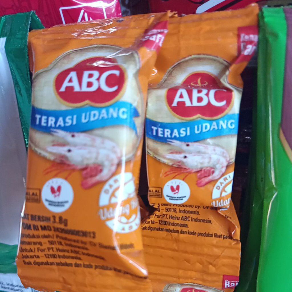 

ABC Terasi Udang 3,8 g sachet (1 sachet isi 10pcs)