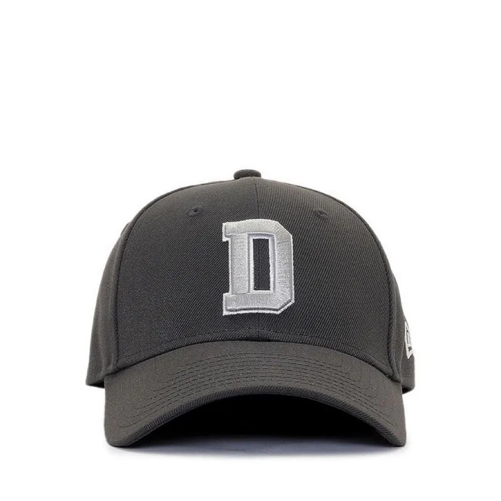 Topi New Era Original 940 Letter D Graphite Grey