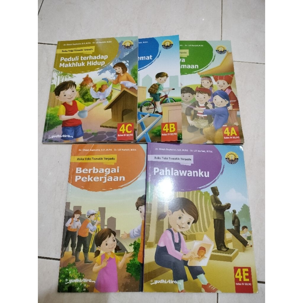 buku tematik kelas 4 Yudhistira baru salah beli buku