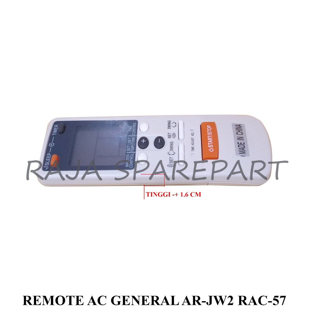 RAC57 REMOT / REMOTE AC GENERAL AR-JW2 RAC-57