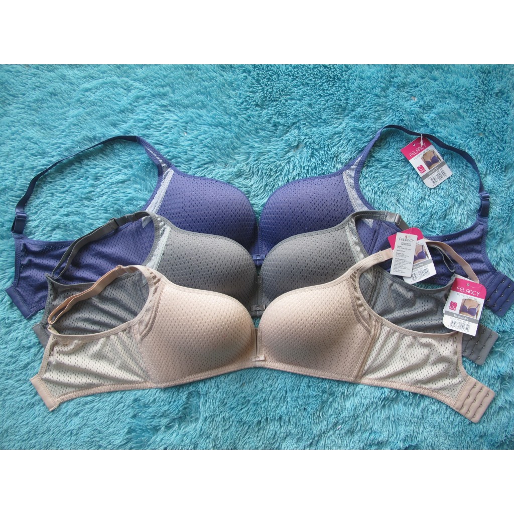 WIREFREE BRA FELANCY 073-01295 295 WIRELESS BRA TANPA KAWAT PAKAI BUSA SIZE 36C (C80) 40C (C90)