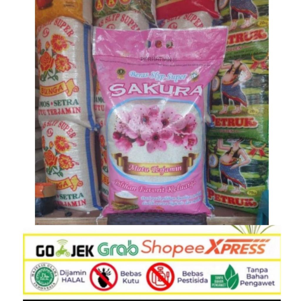 

BERAS SLYP CAP SAKURA 20KG 10KG 5KG