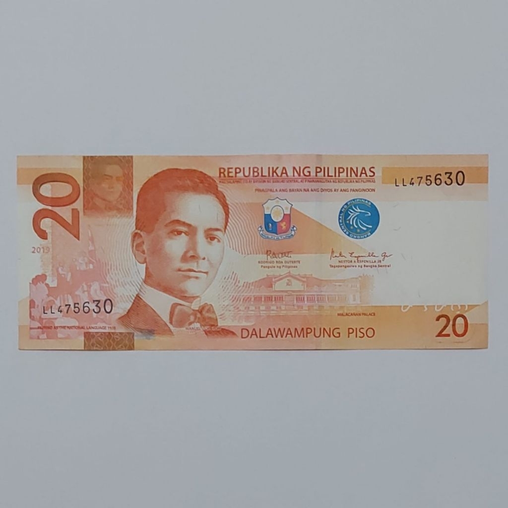 Pilipina Peso Uang Asing Kuno 20 Peso