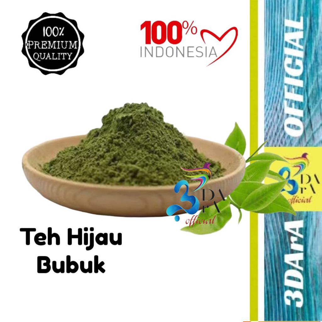 

Bubuk Daun Teh Hijau Murni Premium