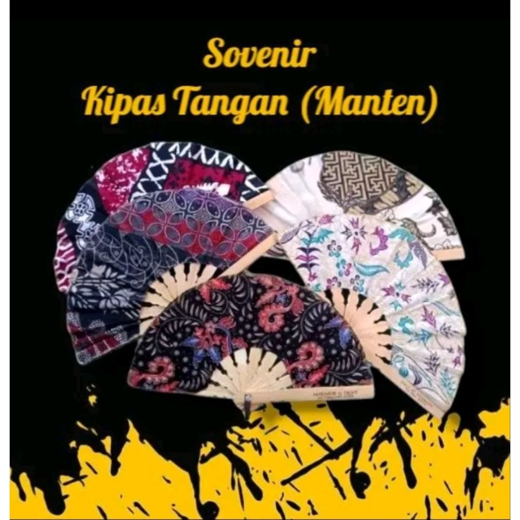 Souvenir pernikahan - Kipas manten/Kipas lipat