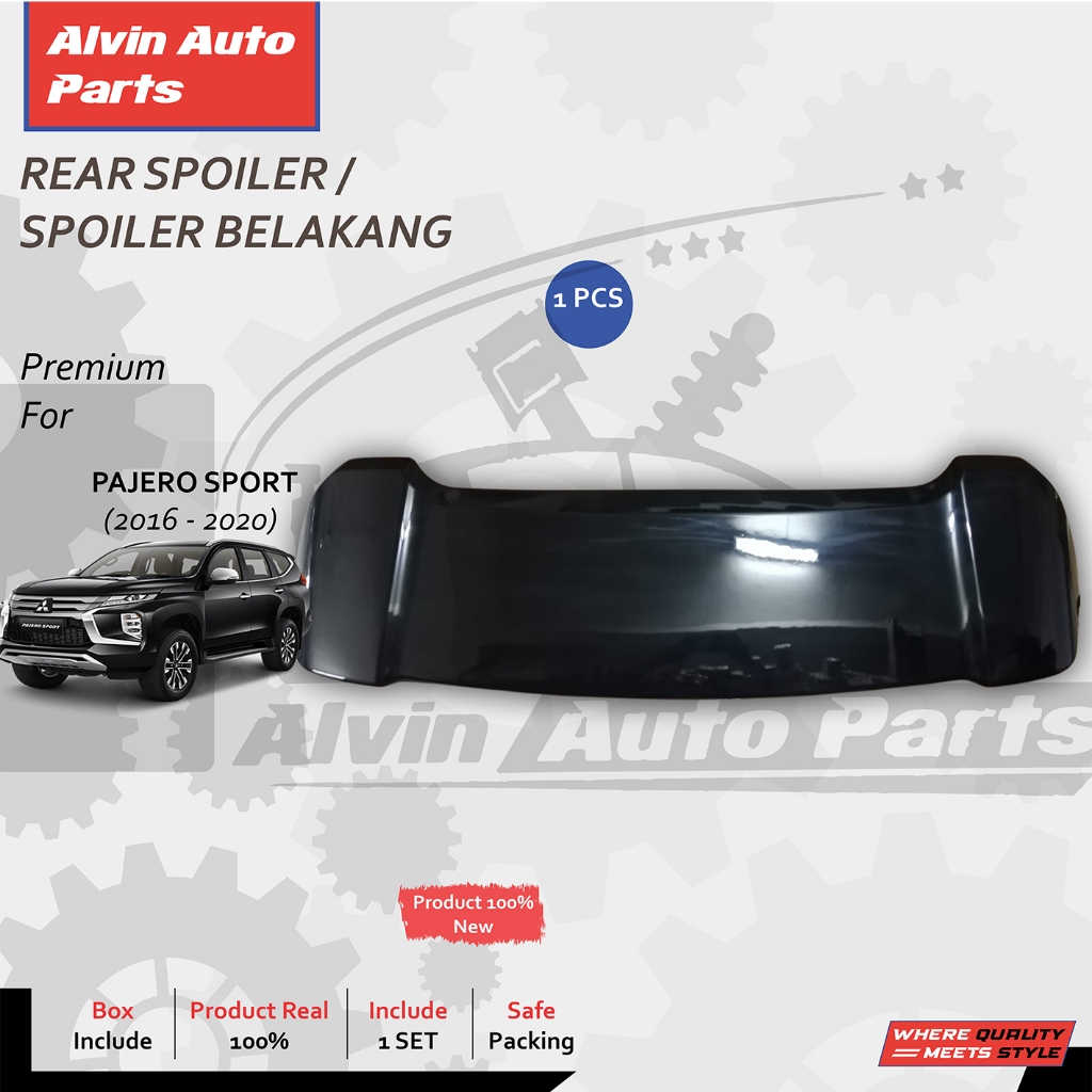 SPOILER BELAKANG PAJERO SPORT 2016 - 2020 / REAR SPOILER PAJERO SPORT