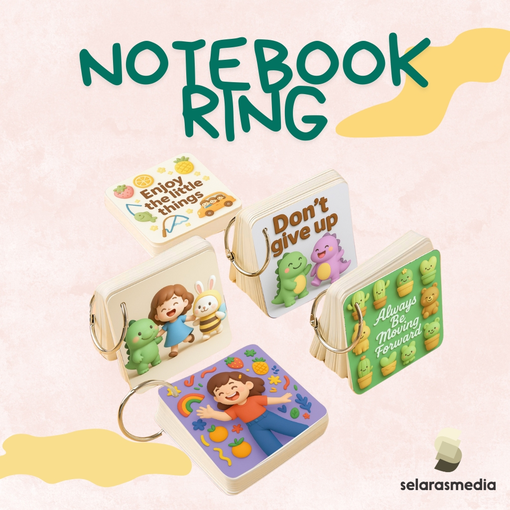 

NOTEBOOK RING | BUKU RING | BLOKNOTE RING | STICKY NOTES RING | BUKU CATATAN