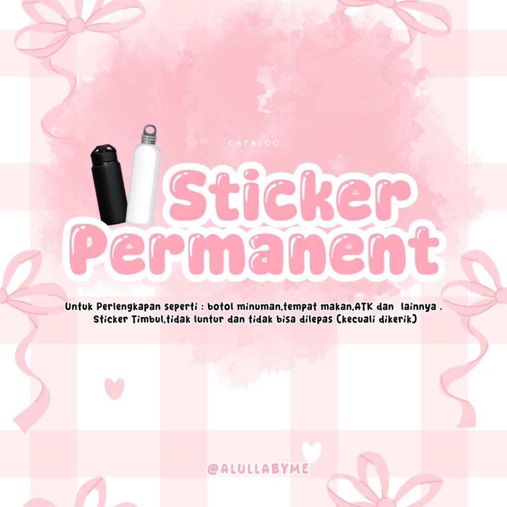 

Sticker Permanen Label Nama