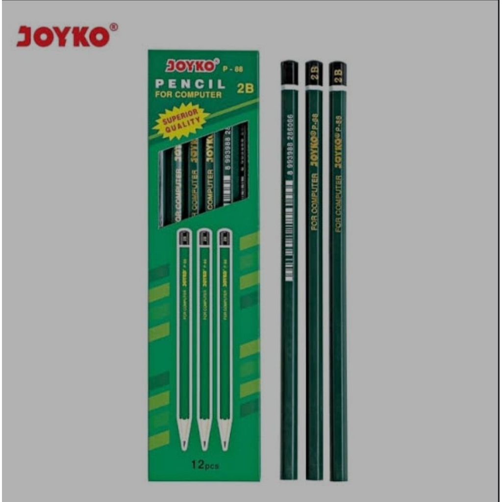 

Pencil Joyko 2B P-88 Lusinan 12pc