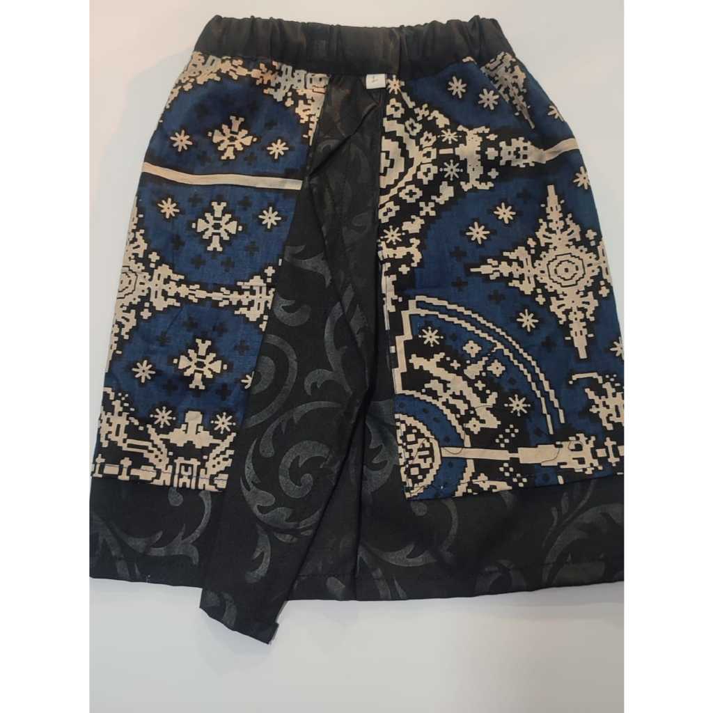 Kancutt Batik Anak, Size 1, Usia 1 Tahun, Motif Geringsing, Kamen Hitam, Pakaian Anak Laki-laki, Ada