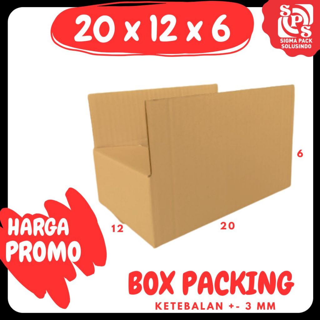 

kardus 20x12x6 Kardus box packing A1 Olshop Dus Kotak Kemasan botol Sparepart Assesoris zigma pack
