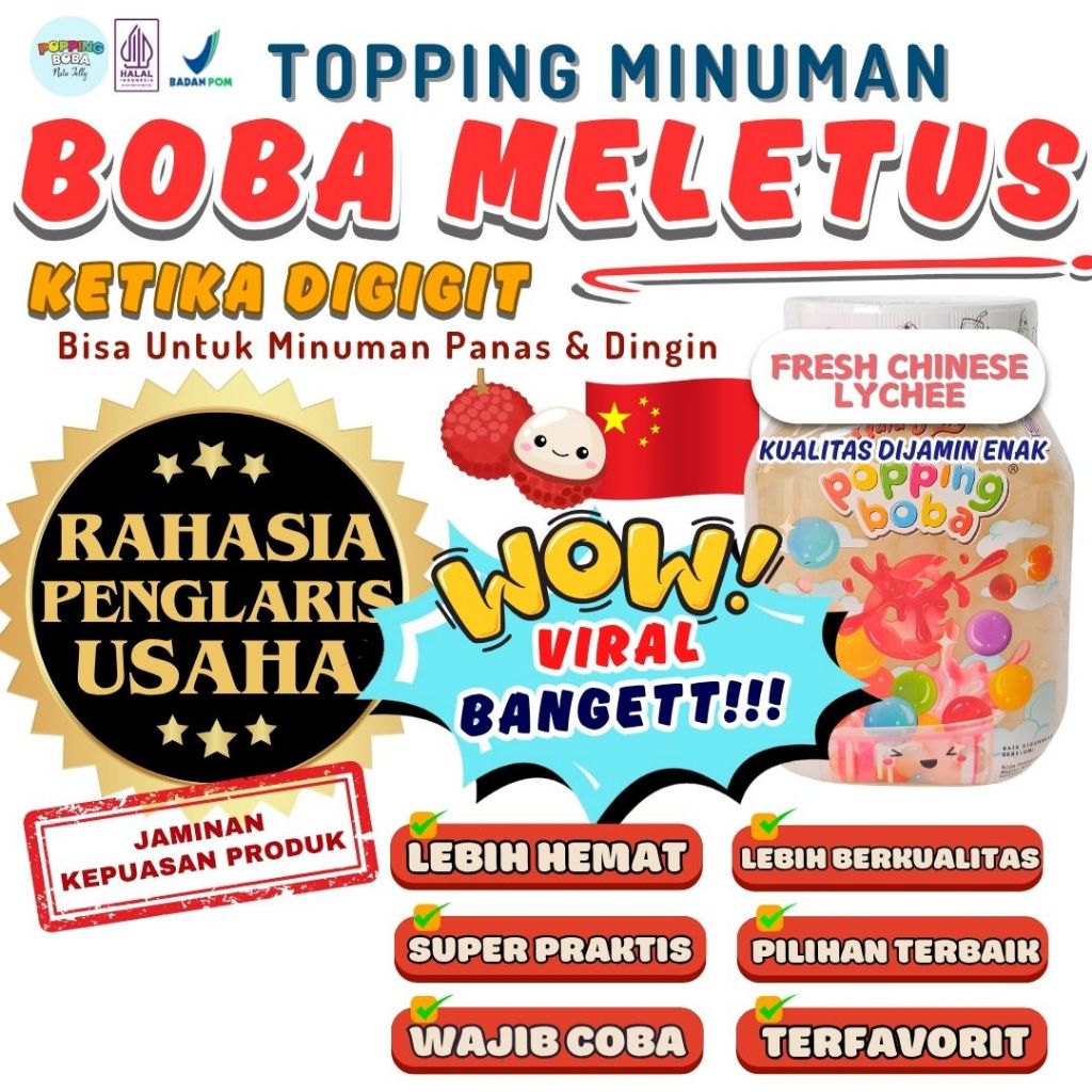 

PoppingBobaMeletusDimulutCocokDengan MAXFOOD Bubuk Es Krim Ice Cream Powder - Popping Boba 500 Gram | Cocok Untuk Semua Jenis Minuman