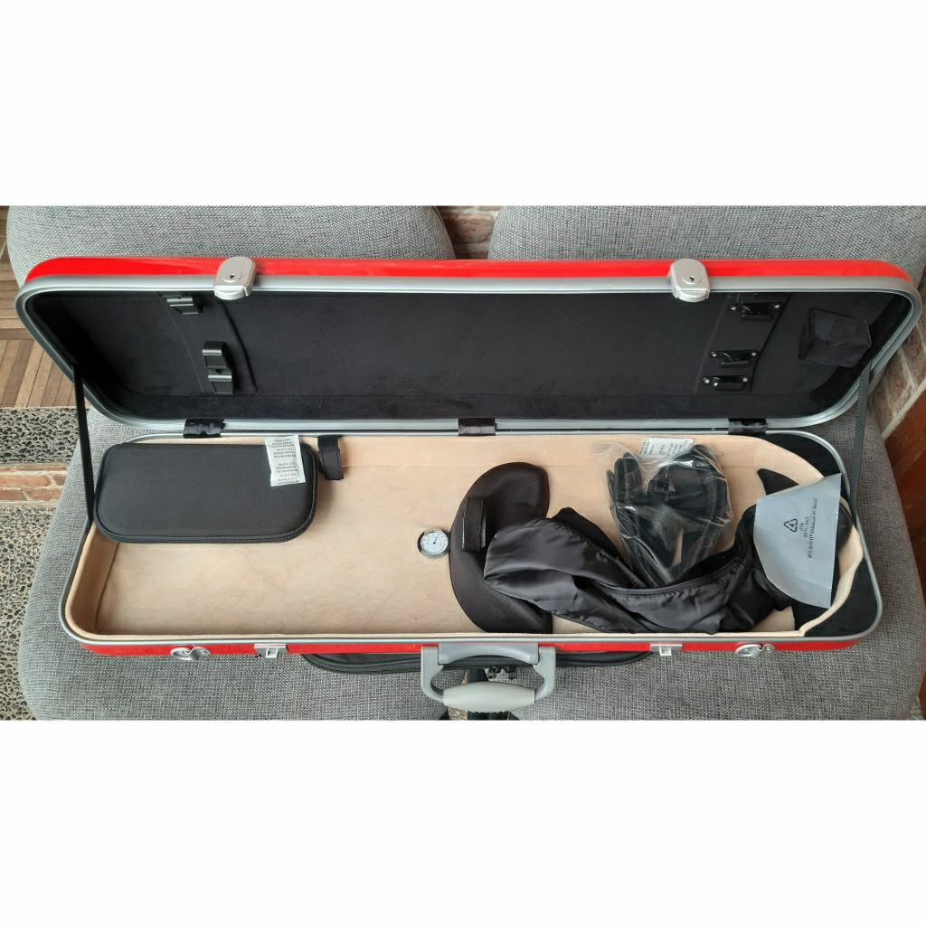 Fiber Case Fibercase Biola Violin Tas Hardcase Casing 4/4 Kotak