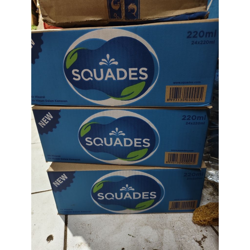 

SQUADES BOTOL MINI 220ml ISI 24 BOTOL