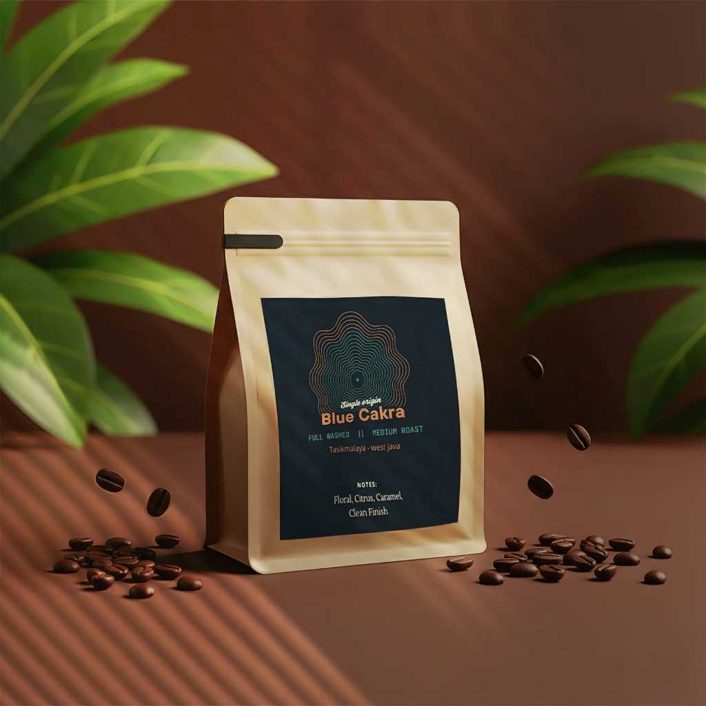 

Kopi Arabika Blue Cakra 1kg Biji Bubuk – Medium Roast by BeanBag Co. | Rasa Smooth & Harum