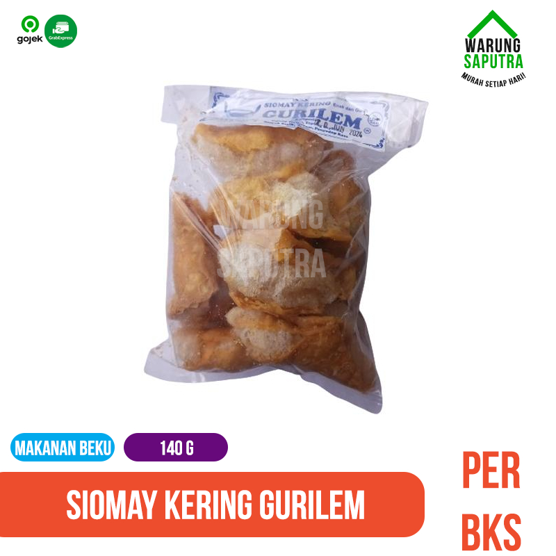 

Siomay Kering Gurilem per Bungkus