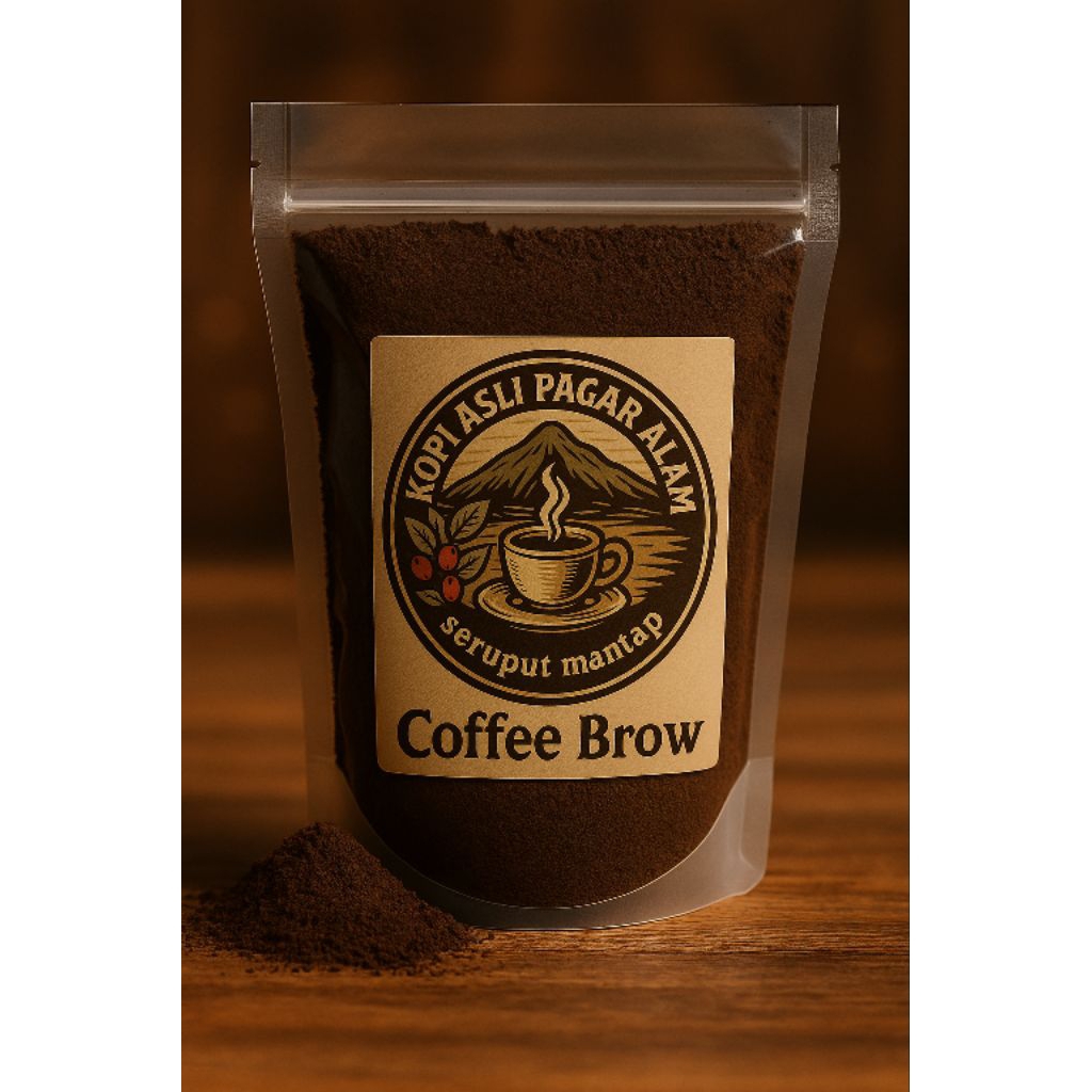 

Coffee Brow - kopi robusta asli PagarAlam. 200gram