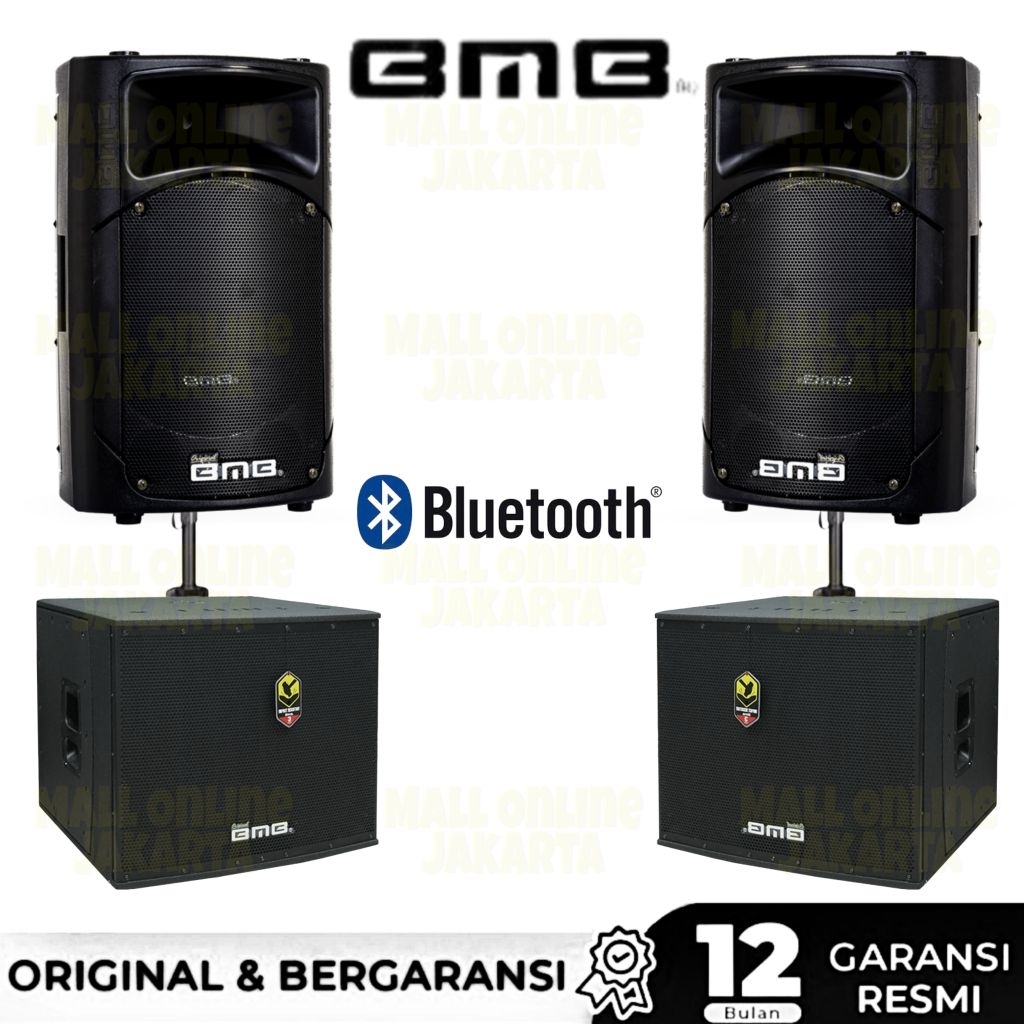 Paket speaker aktif bmb 15 inch subwoofer aktiv 18 inch sound system outdoor indoor lapangan