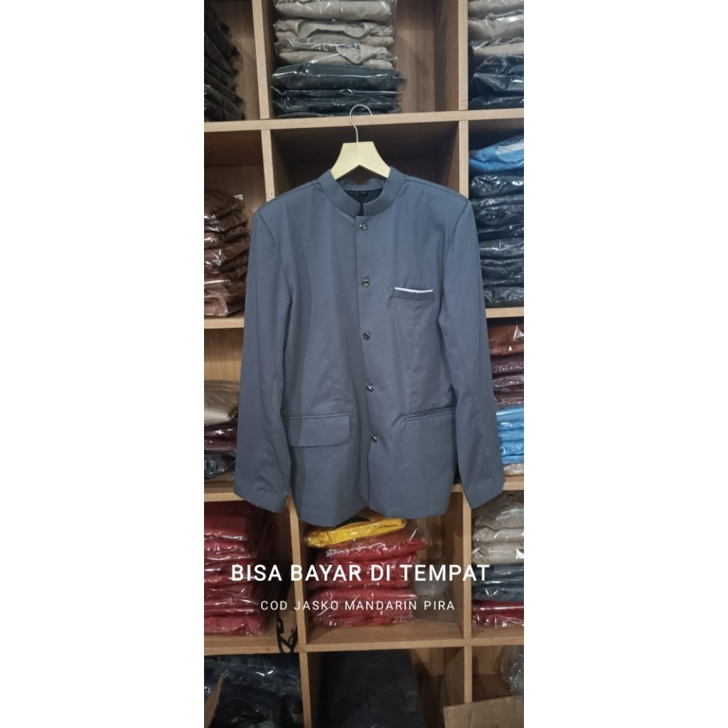 *jas Mandarin* jas polos pria gaya cina