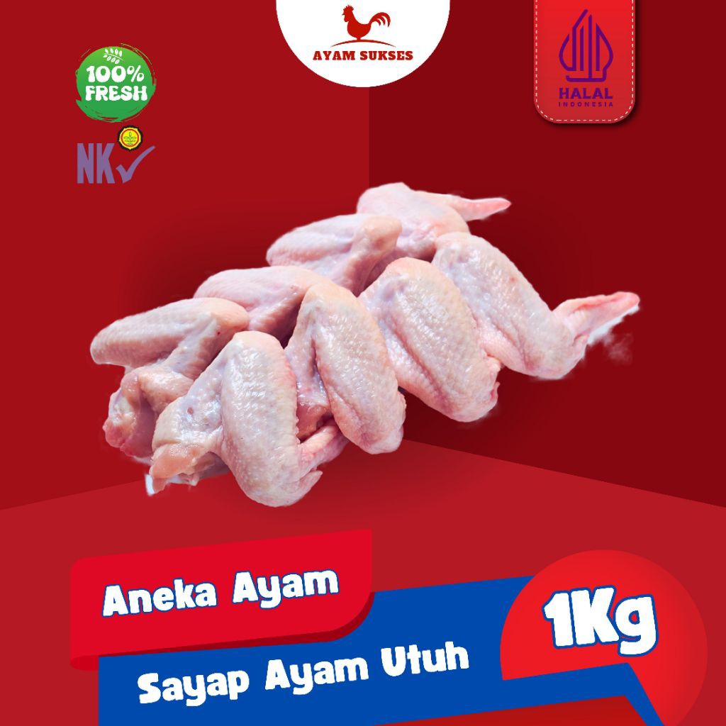 

Sayap Ayam Utuh Kualitas Premium