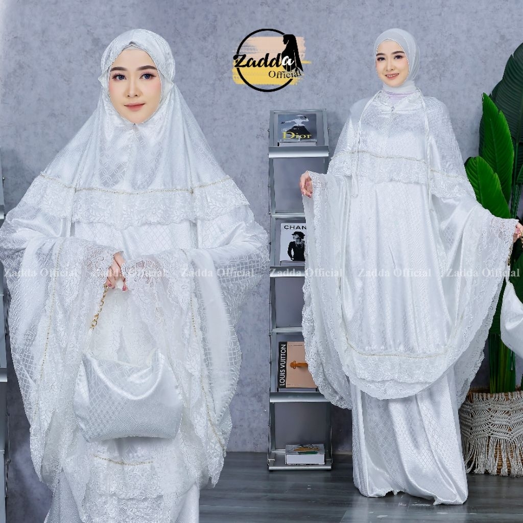 Mukena Sutra Premium Mukena Dewasa Sutra Jaguar Original Adem Lembut