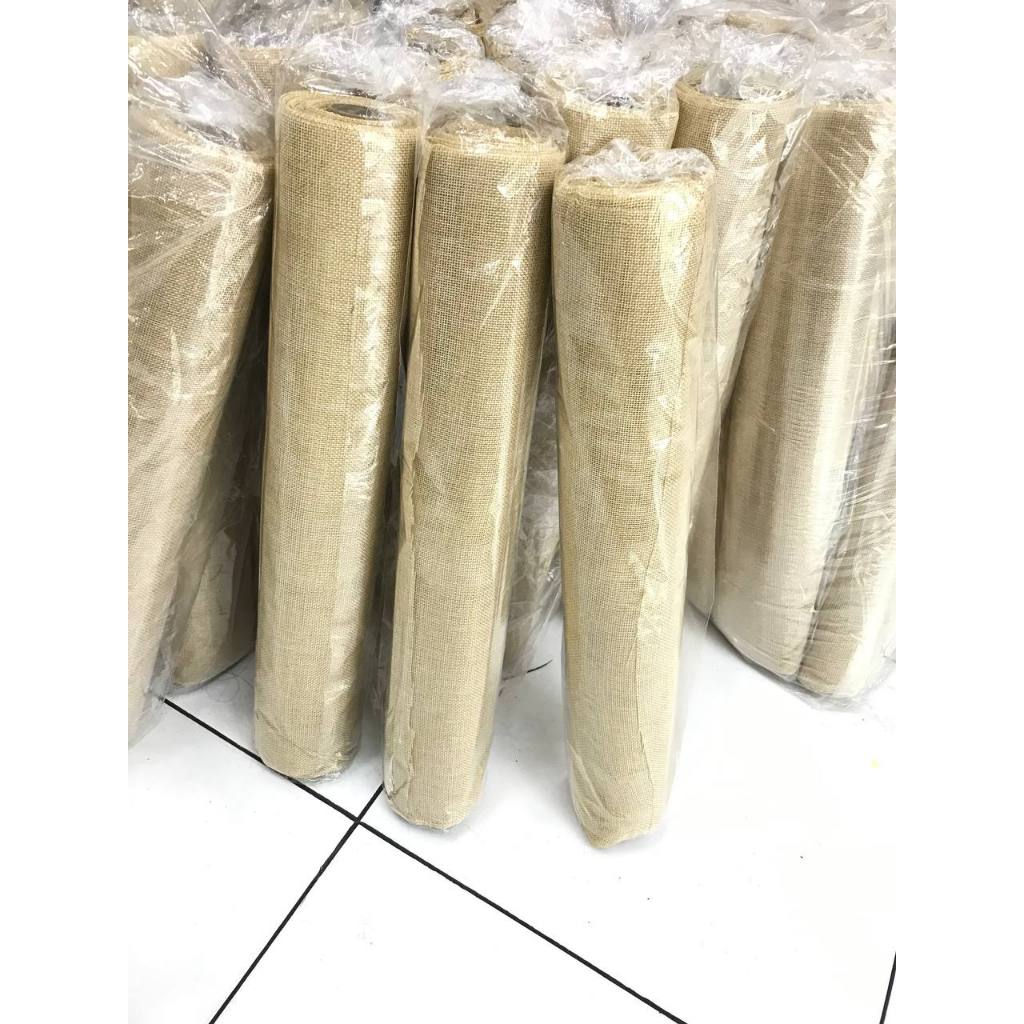 1 ROLL (10YARD) - KAIN GONI HALUS SINTETIS BAHAN LEMAS