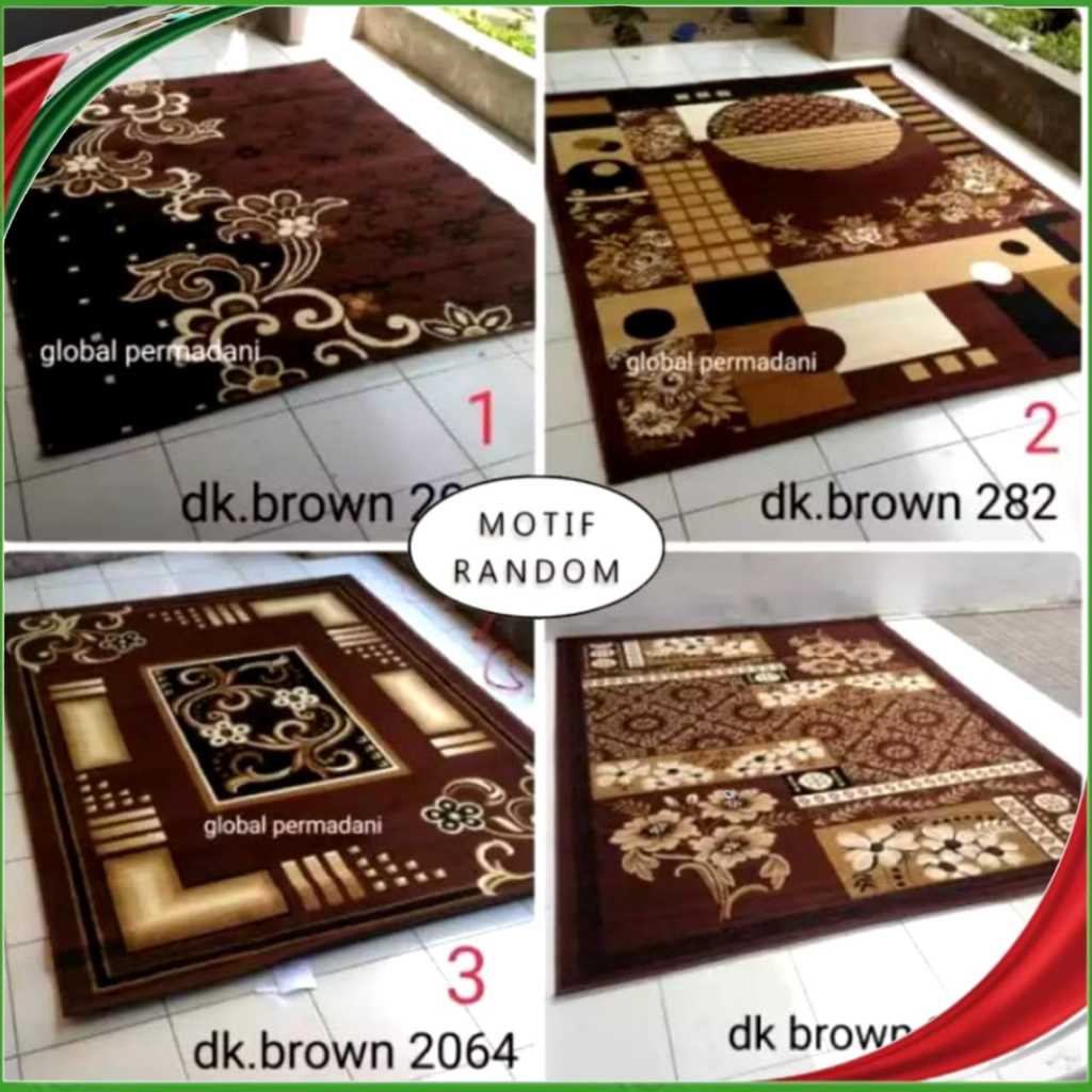 KARPET LANTAI PERMADANI "MODERNO" "SUPER PREMIUM" size 210X 310 sf_gallery99