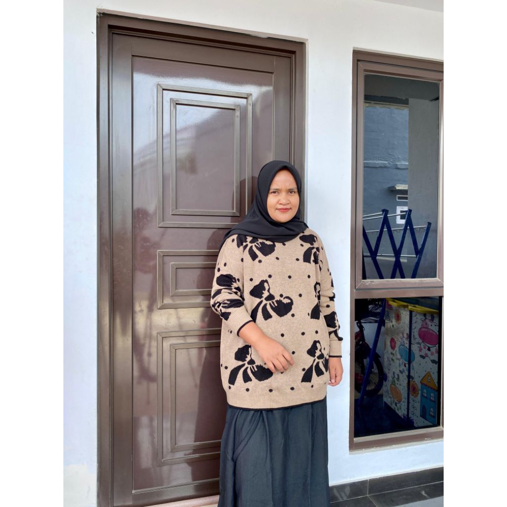 Atasan rajut Jumbo XXXL rajut halus premium