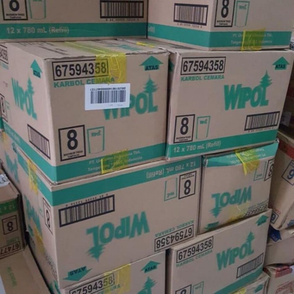 Wipol 750ml pembersih lantai 1 dus