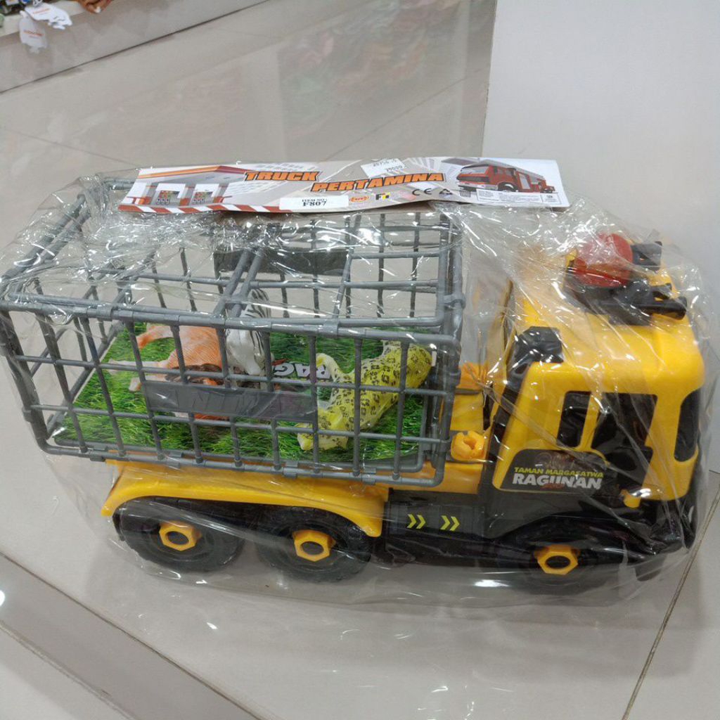 Mainan Anak Mobil Ragunan Zoo/Mobil Truck Hewan /20756