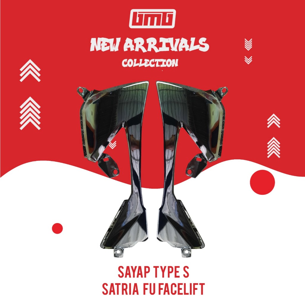 SAYAP TYPE S SATRIA FU FACELIFT FIBERGLASS
