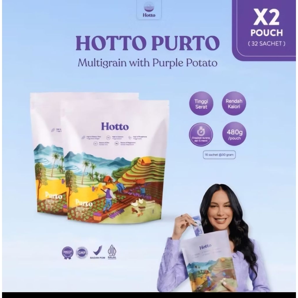

HOTTO PURTO 2 POUCH ORIGINAL (32 Sachet)