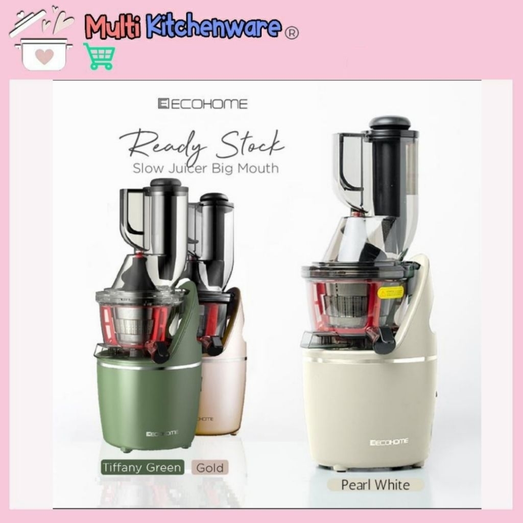 Ecohome Juicer Ecohome ESJ-999BM Slow Juicer Big Mouth