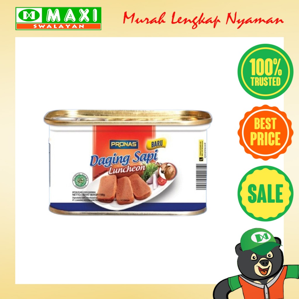 

Pronas Luncheon Sapi 198 gr