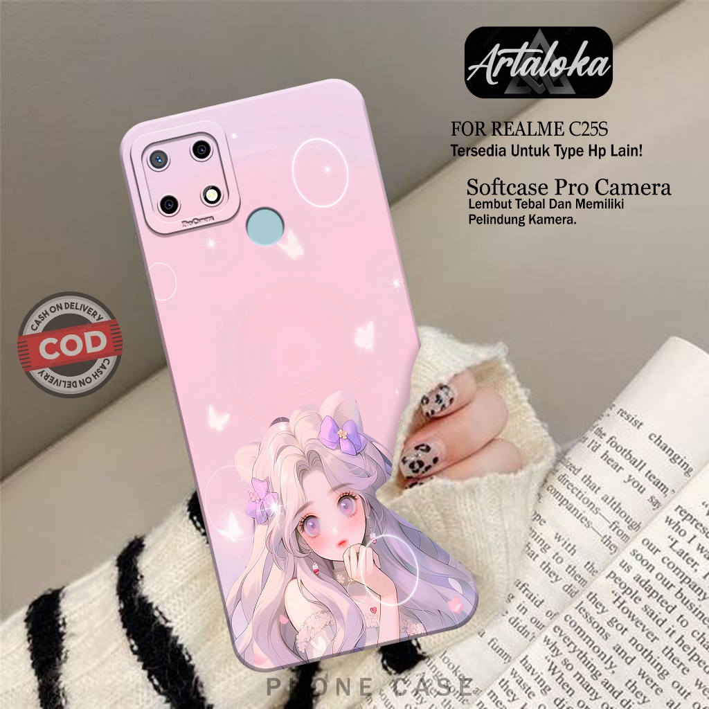 Silikon HP REALME C25S Fashion Case Kartun Lucu Softcase REALME C25S Case REALME C25S Kesing REALME 
