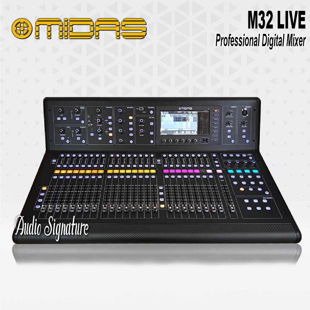 Mixer Digital MIDAS M32 LIVE MultiTrack Recording For Live And Studio