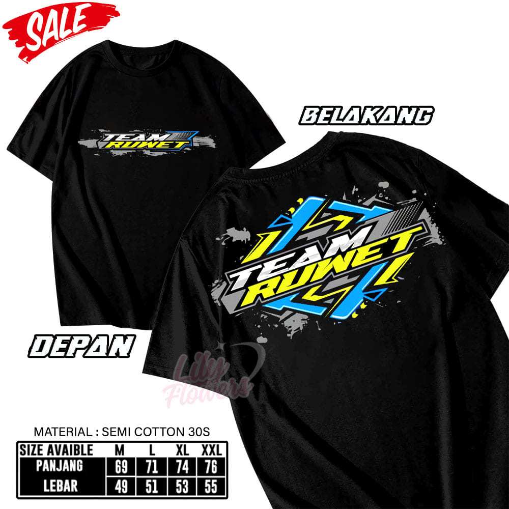 Kaos Team Ruwet Kaos Racing Tim Ruwet baju terbaru 2025 Kaos Kata Kata baju viral baju kekinian kaos