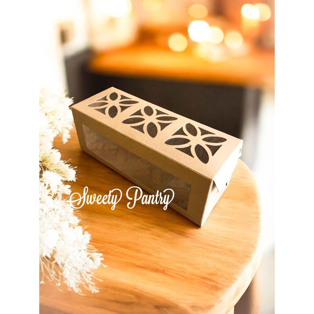 

10PCS - CB250909 B - dus/box/packaging/kemasan kue/cake/bolu gulung Ukuran 25x9x9cm Brown