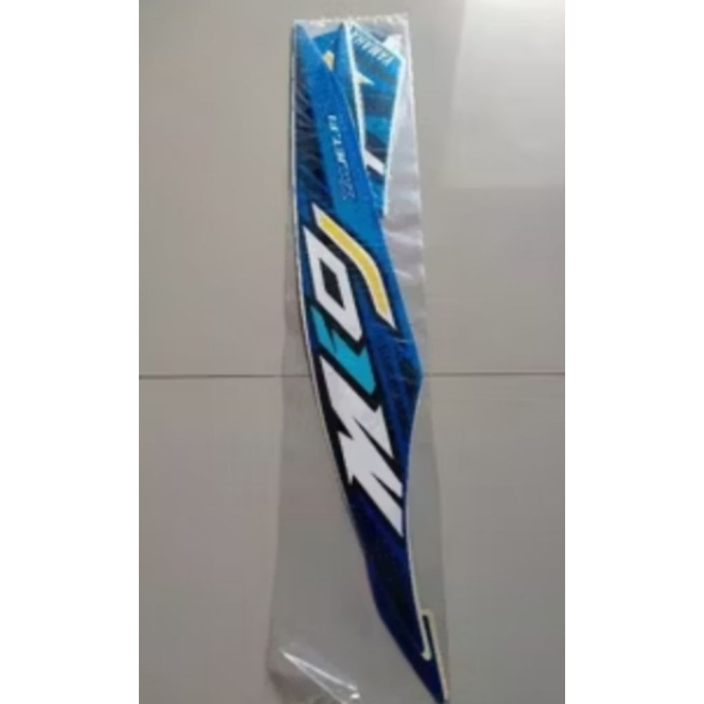 Lis striker striping Mio J Original standar Pabrikan full body mudah di pasang 2012 BIRU