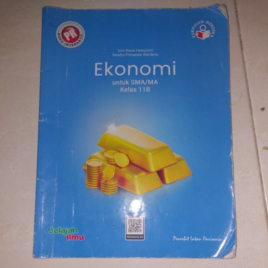 buku bekas ekonomi kelas 11B | buku PR intan pariwara | kurikulum merdeka